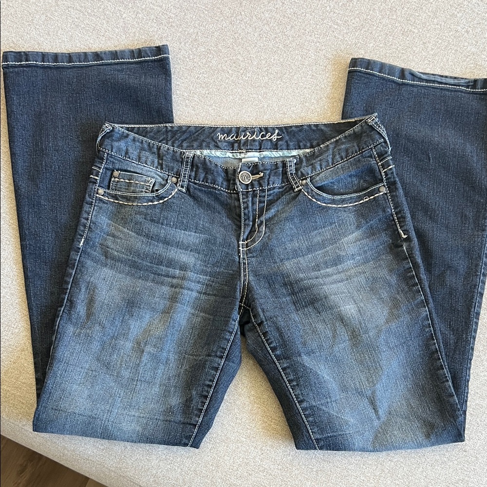 Maurices Dark Blue Boot Cut Jeans